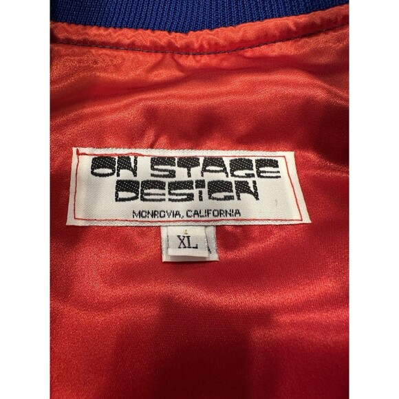 On Stage VTG DESIGN TV PROMO  CHEERS‎ Varsity Jacket XL Made In Cal. - Picture 12 of 12